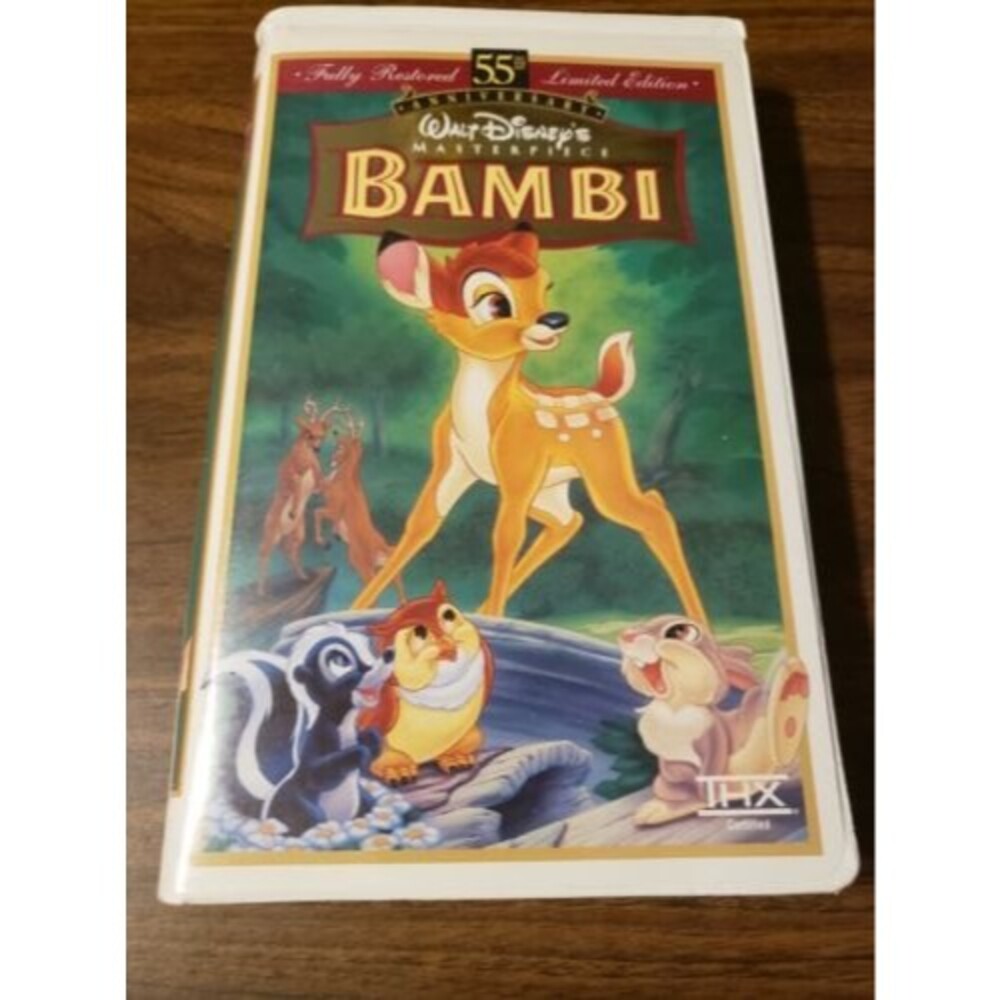 Bambi 55th Anniversary Edition Walt Disney VHS VCR Movie Tape